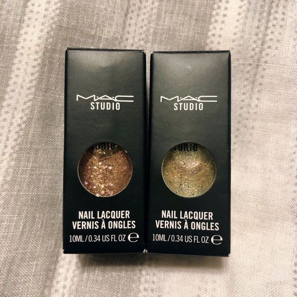 MAC Cosmetics Other - MAC Nail Lacquer - Quick Million & Silver Dew